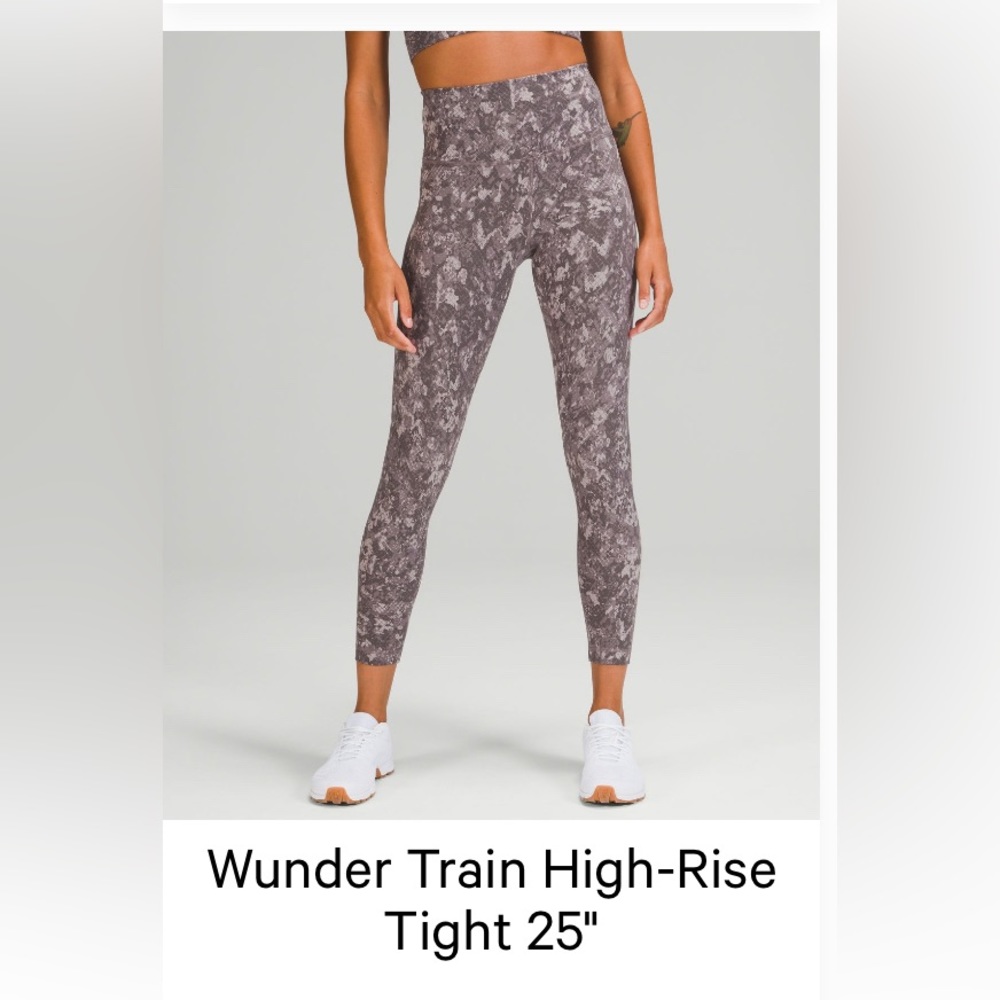 Lululemon Women’s Wunder train high rise tight 25”